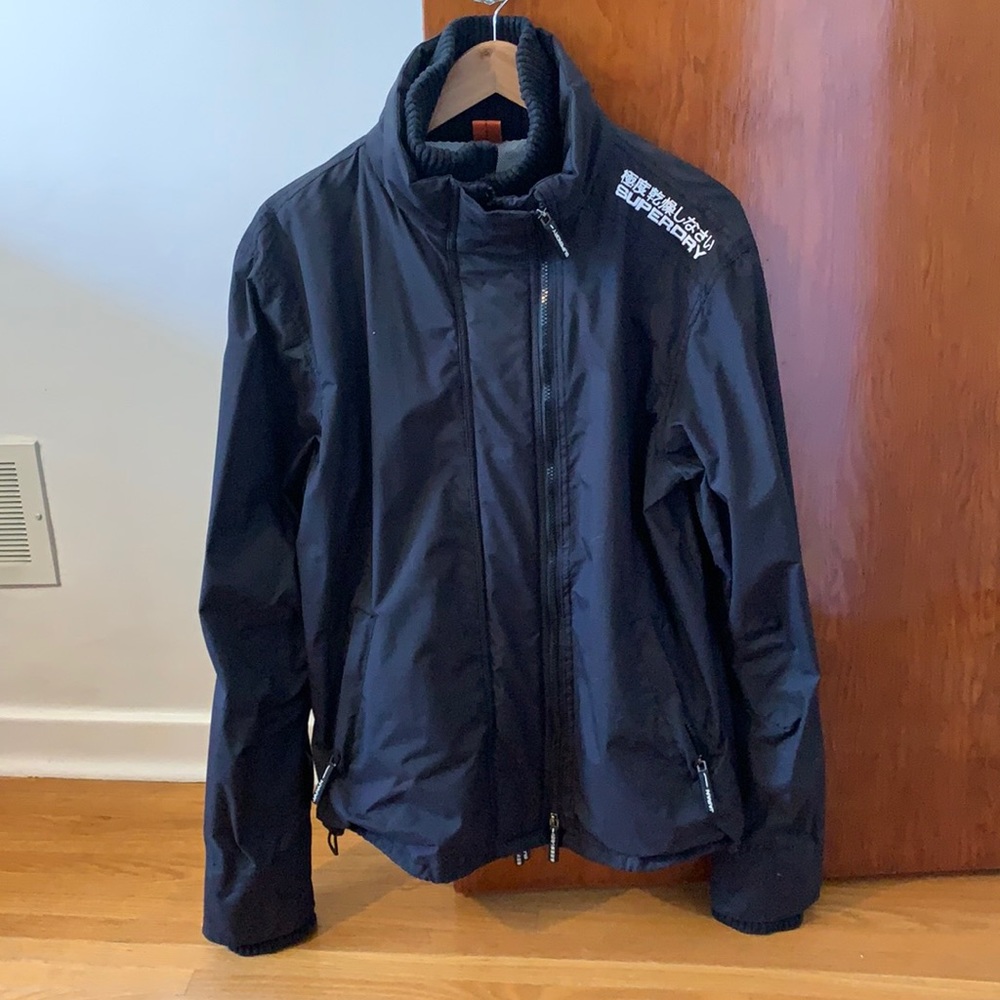 Men’s Black SuperDry Windcheater